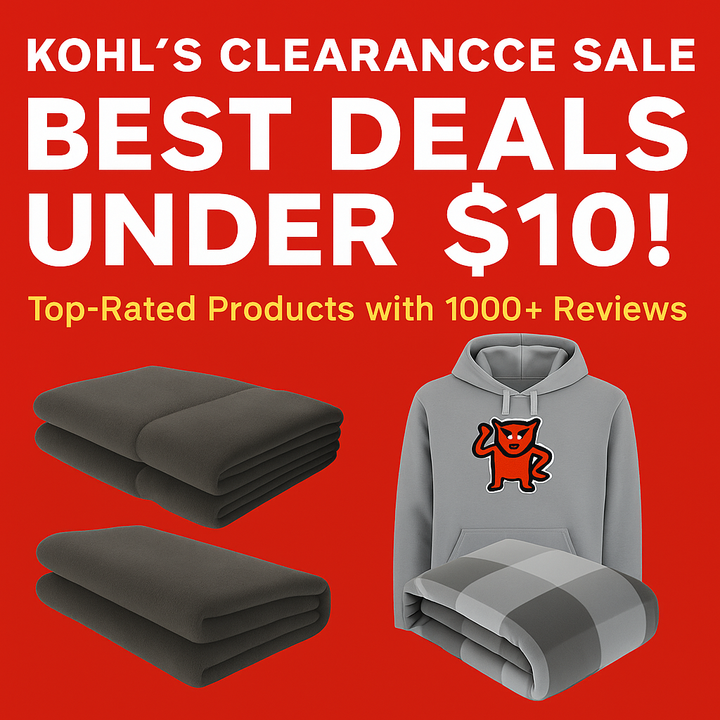 Affordable Everyday Essentials from Kohl’s Clearance (All Under $10!) – Exciting