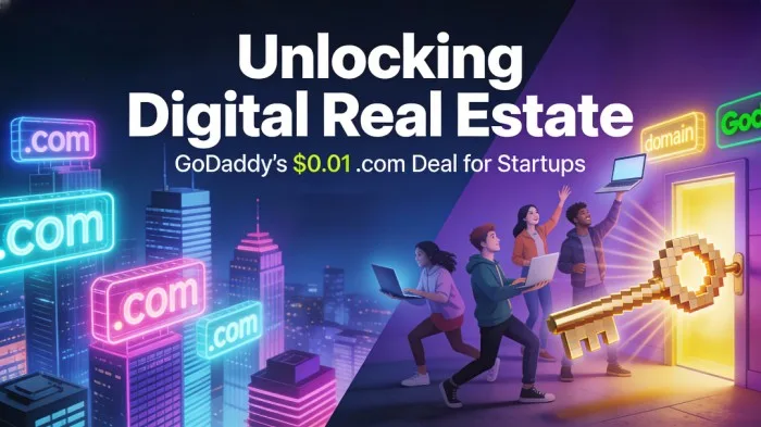 Unlocking Digital Real Estate: How GoDaddy’s $0.01 .com Deal Levels the Playing Field for Startups