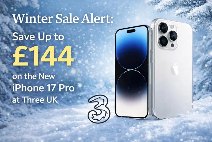 Winter Sale Alert: Save Up to £144 on the New iPhone 17 Pro at Three UK