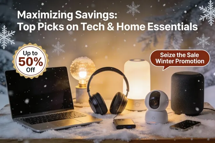 Maximizing Savings: Top Picks from the ‘Seize the Sale’ Winter Promotion with Up to 50% Off on Tech and Home Essentials