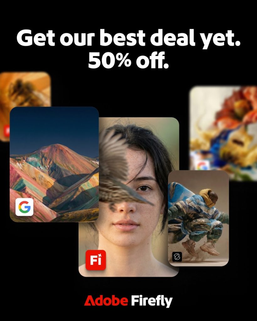 Adobe offer, deals, 50% off