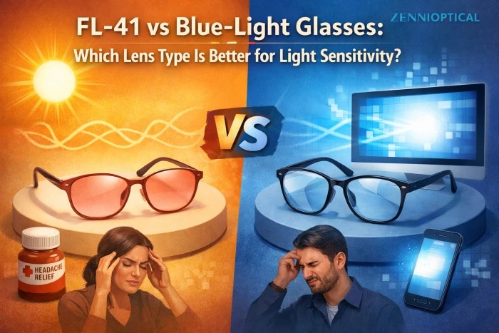 FL-41 vs Blue-Light Glasses: Which Lens Type Is Better for Light Sensitivity