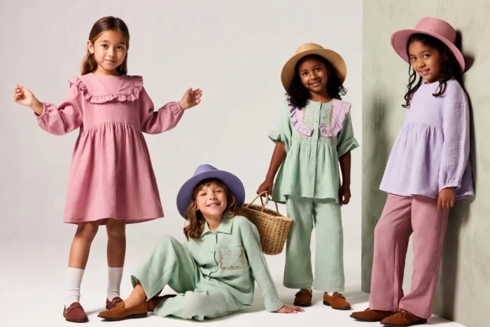 Spring/Summer 2026 Kids Fashion Trends from H&M: Pastels, Soft Textures & Playful Vibes Are In!