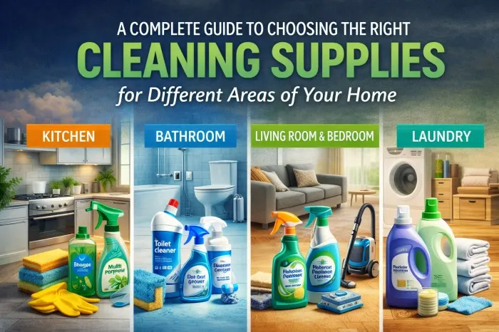 A Complete Guide to Choosing the Right Cleaning Supplies for Different Areas of Your Home