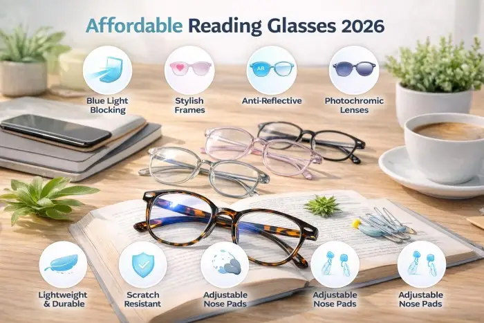 Affordable Reading Glasses in 2026: Features, Styles, and Smart Add-Ons to Look For