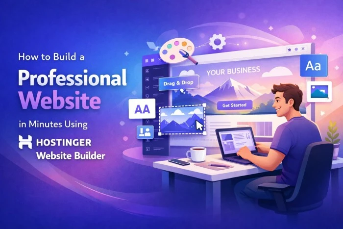 Professional Website Minutes Using Hostinger Website Builder