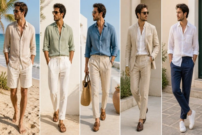 How to Style Men’s Linen Outfits: From Casual to Smart Summer Looks