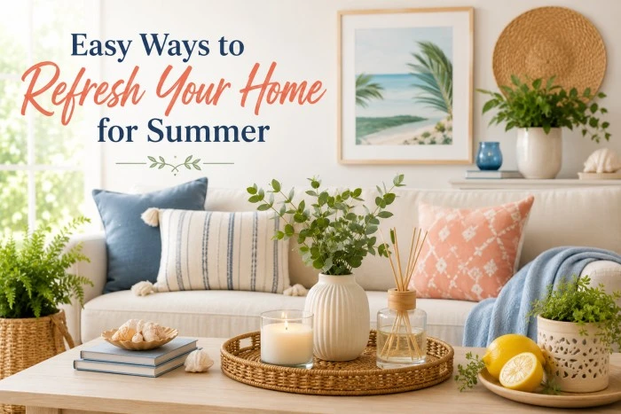 Easy Ways to Refresh Your Home for Summer Using Affordable Décor & Fragrance Picks