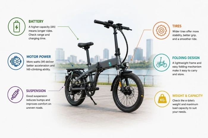 What Affects Ride Performance in Folding E-Bikes? Key Features to Consider Before Buying