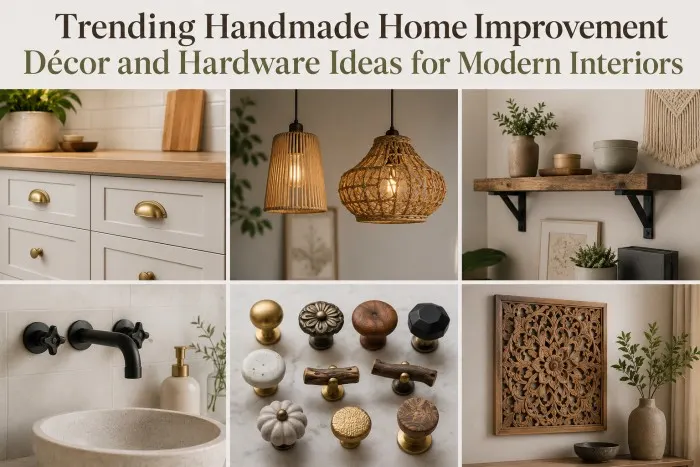 Trending Handmade Home Improvement Décor and Hardware Ideas for Modern Interiors