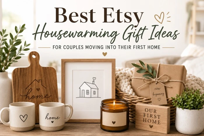 Best Etsy Housewarming Gift Ideas for Couples Moving Into Their First Home