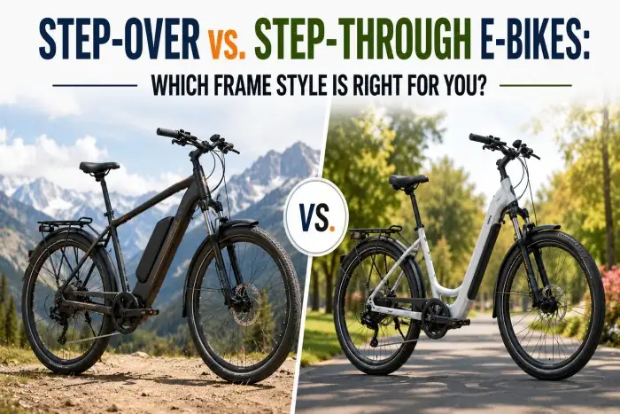 Step-Over vs. Step-Through E-Bikes: Which Frame Style Is Right for You?