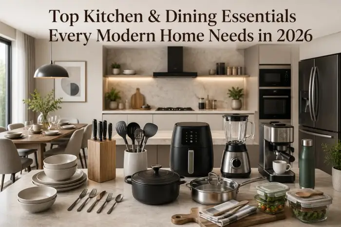 Top Kitchen & Dining Essentials Every Modern Home Needs in 2026