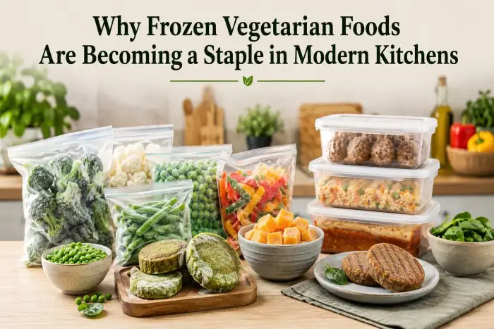 Why Frozen Vegetarian Foods Are Becoming a Staple in Modern Kitchens