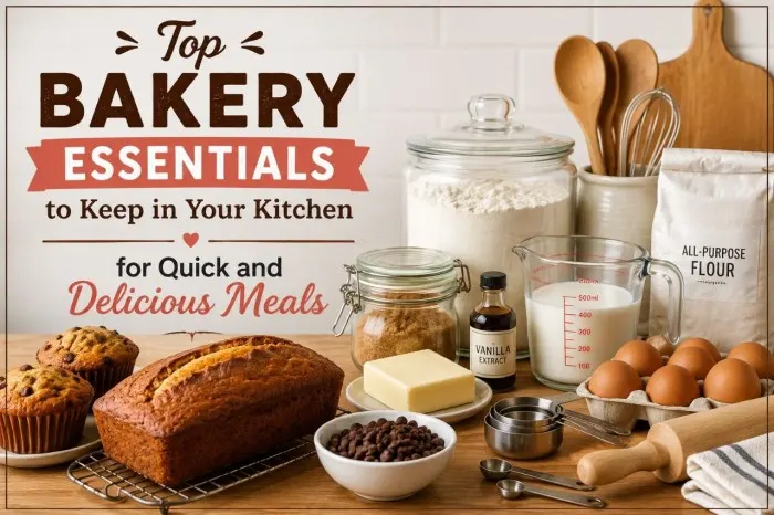 Top Bakery Essentials to Keep in Your Kitchen for Quick and Delicious Meals