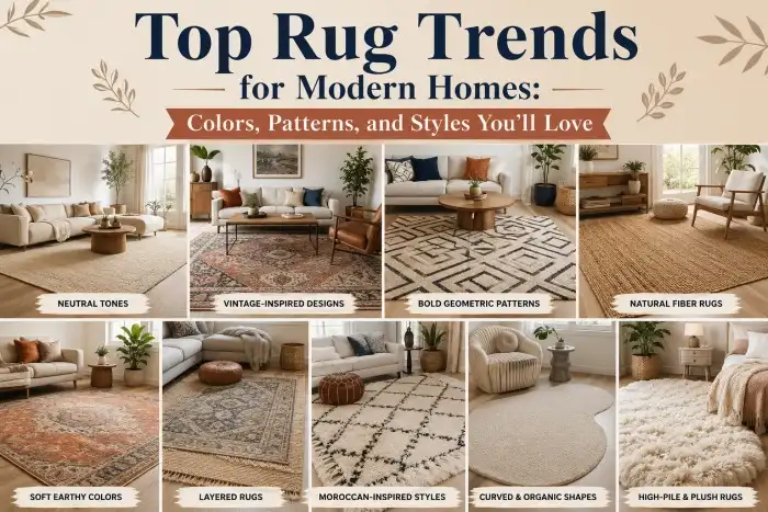 Top Rug Trends for Modern Homes: Colors, Patterns, and Styles You’ll Love