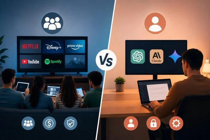 Shared vs. Private Subscriptions