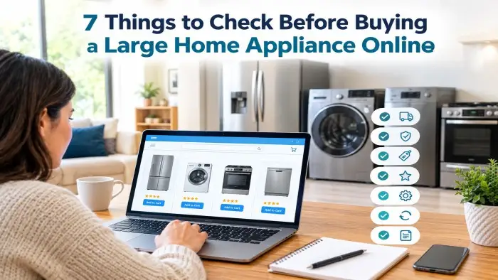 7 Things to Check Before Buying a Large Home Appliance Online