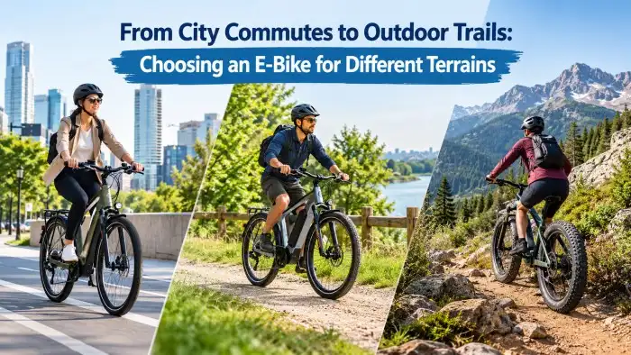 From City Commutes to Outdoor Trails: Choosing an E-Bike for Different Terrains
