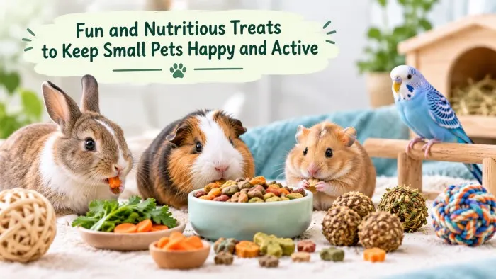 Fun and Nutritious Treats to Keep Small Pets Happy and Active