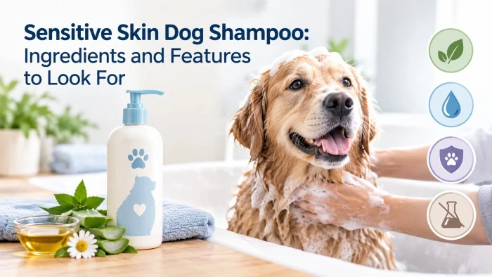 Sensitive Skin Dog Shampoo: Ingredients and Features to Look For