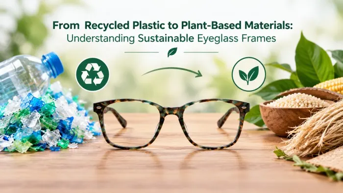 From Recycled Plastic to Plant-Based Materials: Understanding Sustainable Eyeglass Frames