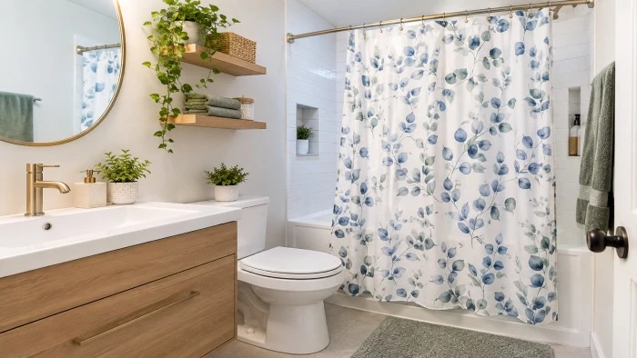 Small Bathroom Makeover Ideas How Shower Curtains Can Transform Your Space