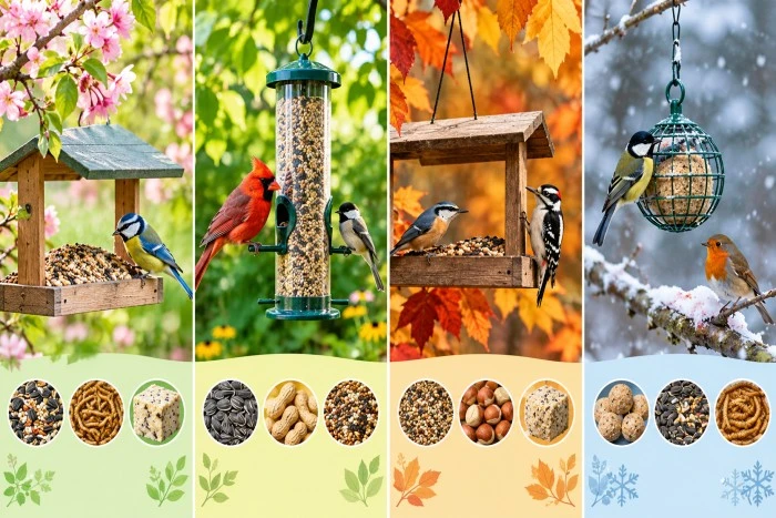 What to Feed Garden Birds in Every Season A Practical Year-Round Guide