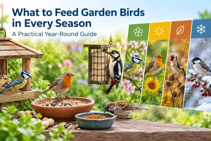 What to Feed Garden Birds in Every Season: A Practical Year-Round Guide