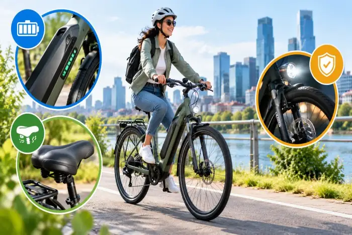 What to Look for in a Commuter Electric Bike Battery Range, Comfort, and Safety