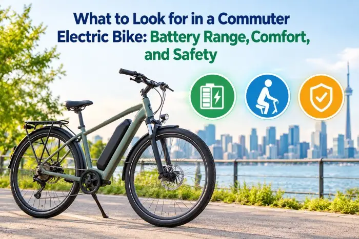 What to Look for in a Commuter Electric Bike: Battery Range, Comfort, and Safety