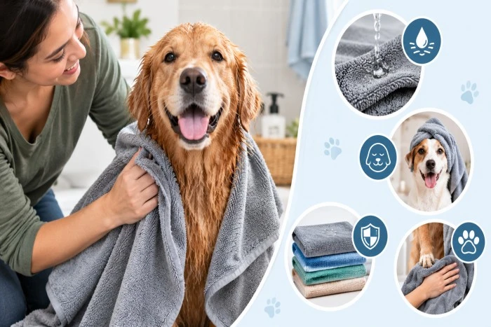 Why Absorbent Pet Towels Are Essential for Stress-Free Bathing and Everyday Grooming